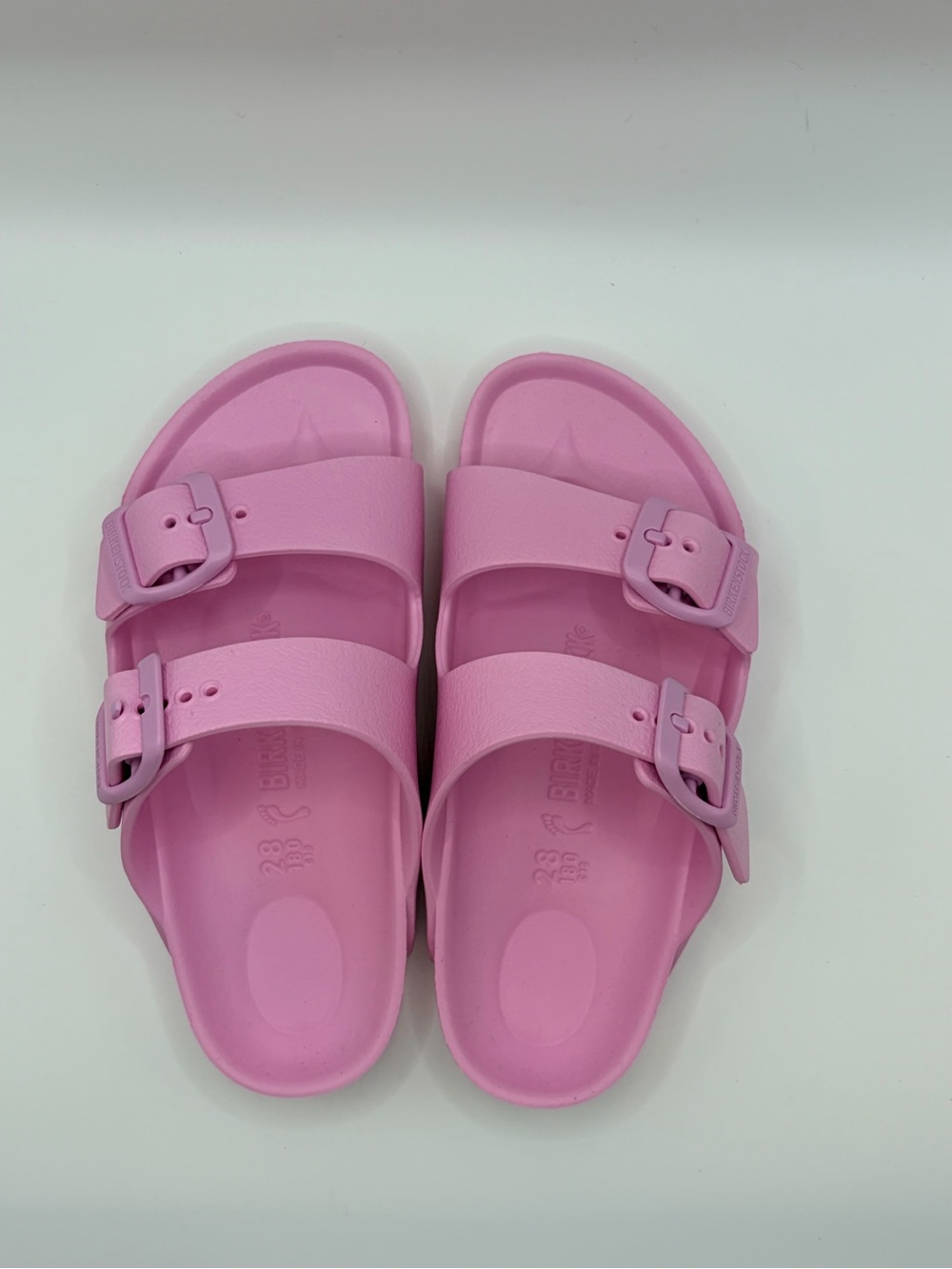 Birkenstock Kids Two-Strap‎ EVA Sandals in Light Pink